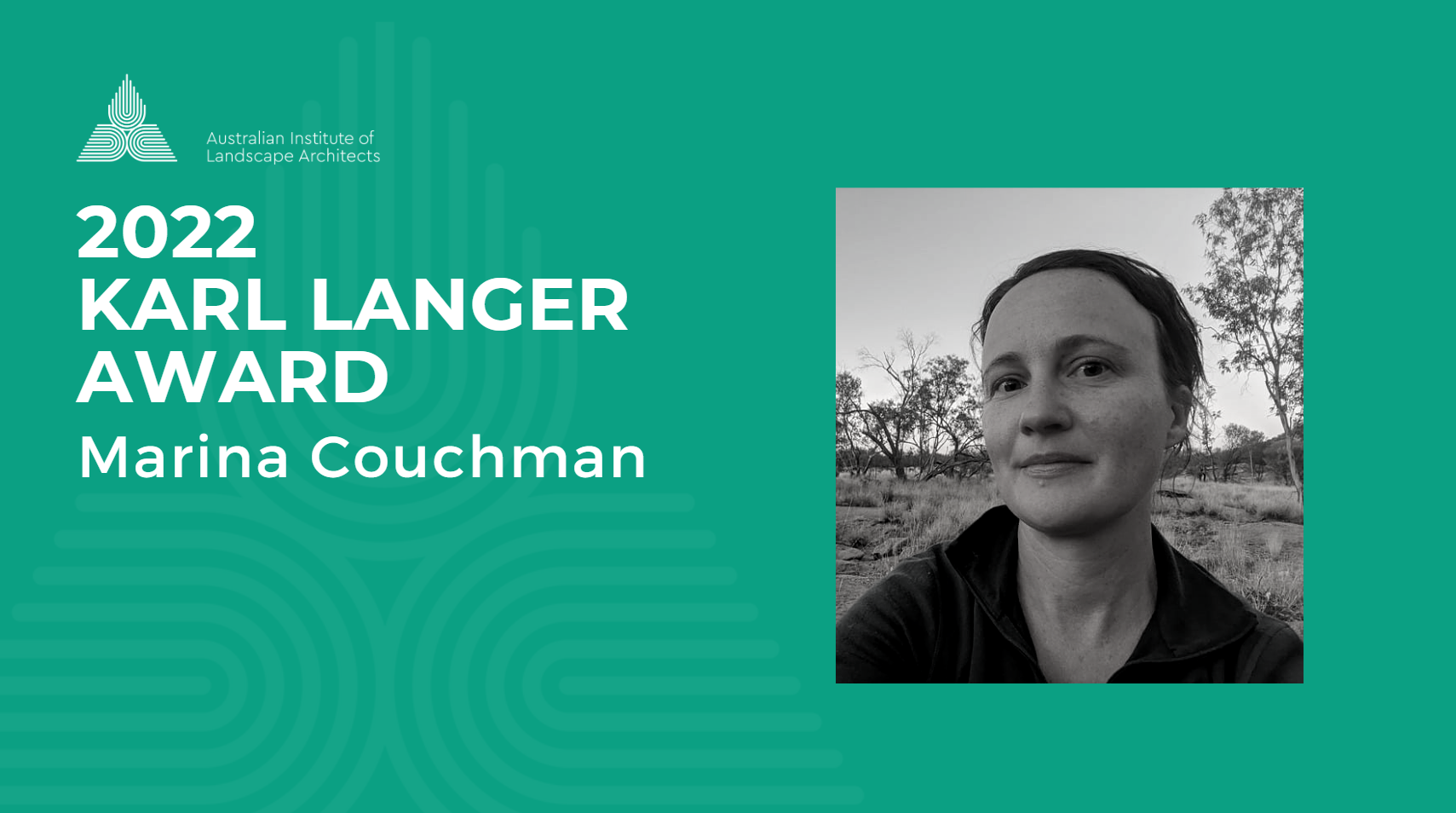 Announcing Marina Couchman - Winner 2022 Karl Langer Award